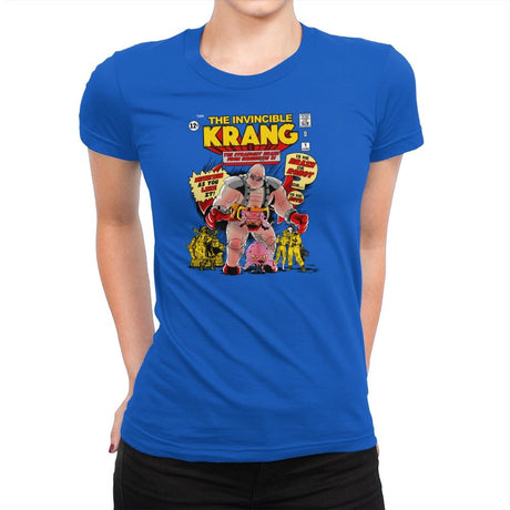 Invincible Krang Exclusive - Womens Premium T-Shirts RIPT Apparel Small / Royal