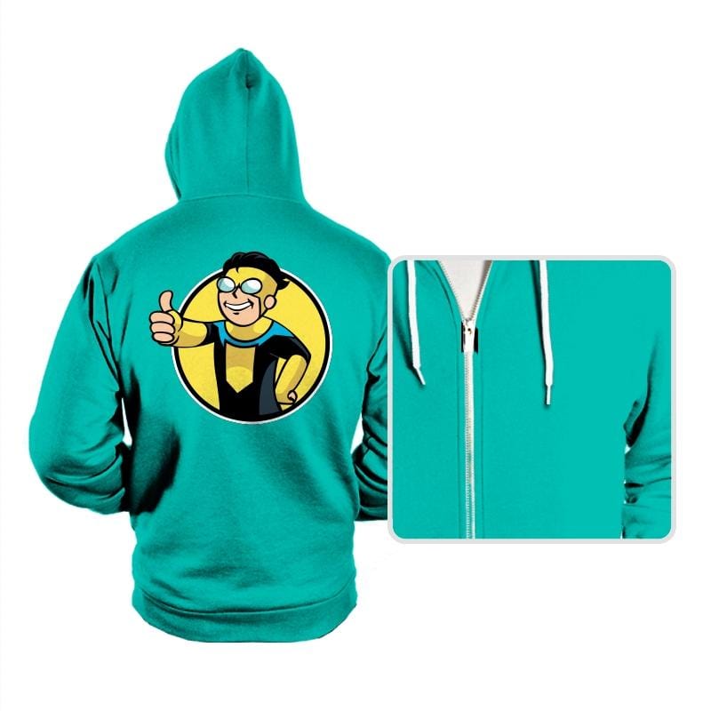 Invincivault Boy - Hoodies Hoodies RIPT Apparel Small / Teal