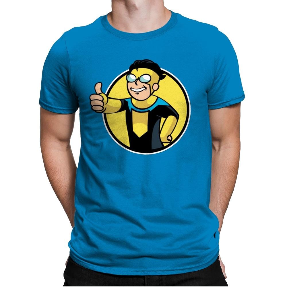 Invincivault Boy - Mens Premium T-Shirts RIPT Apparel Small / Turqouise