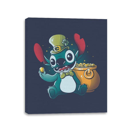 Irish Alien - Canvas Wraps Canvas Wraps RIPT Apparel 11x14 / Navy