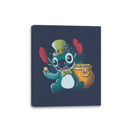 Irish Alien - Canvas Wraps Canvas Wraps RIPT Apparel 8x10 / Navy