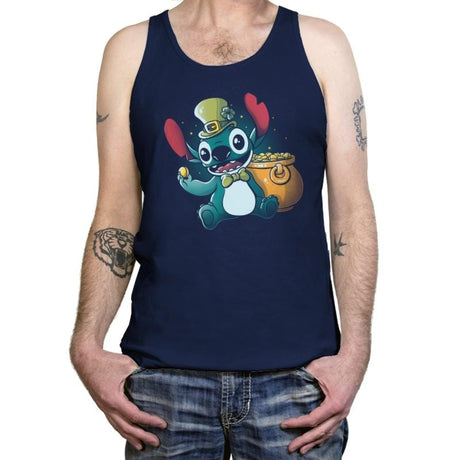 Irish Alien - Tanktop Tanktop RIPT Apparel X-Small / Navy