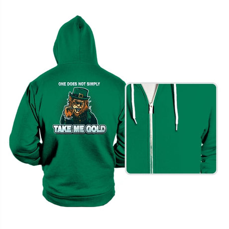 Irish Meme - Hoodies Hoodies RIPT Apparel Small / Kelly