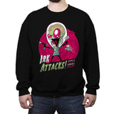 Irk Attacks! - Crew Neck Sweatshirt Crew Neck Sweatshirt RIPT Apparel