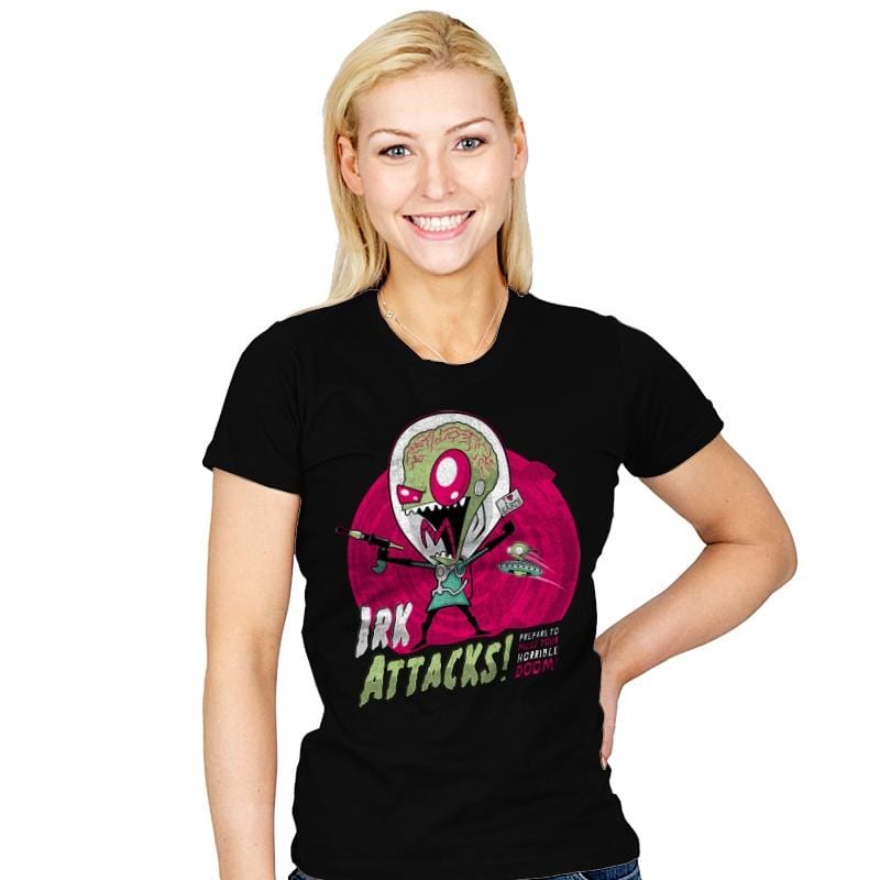 Irk Attacks! - Womens T-Shirts RIPT Apparel