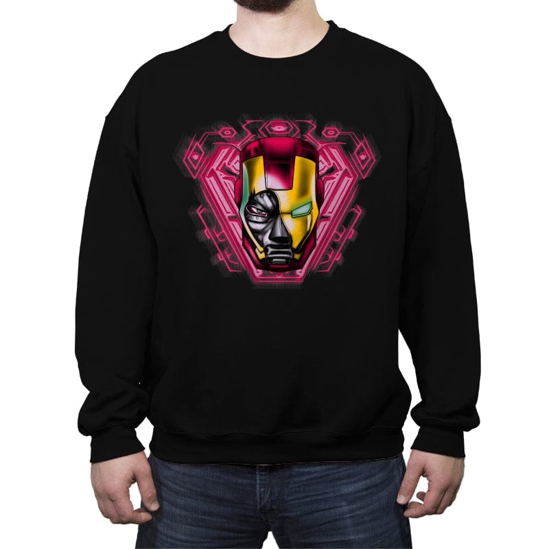 Irom Doom - Crew Neck Sweatshirt Crew Neck Sweatshirt RIPT Apparel Small / Black