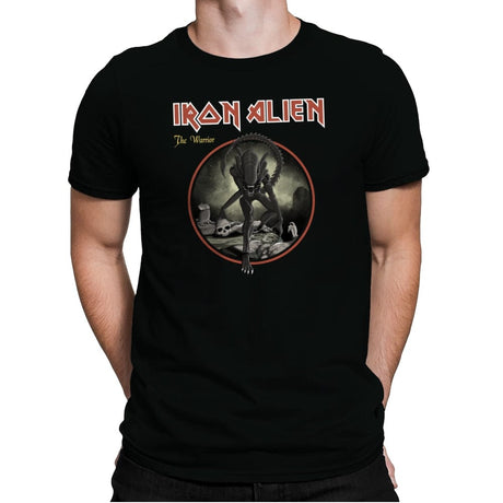 Iron Alien - Mens Premium T-Shirts RIPT Apparel Small / Black