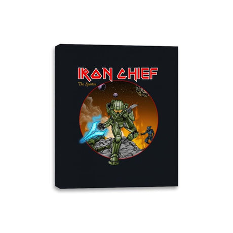 Iron Chief - Canvas Wraps Canvas Wraps RIPT Apparel 8x10 / Black