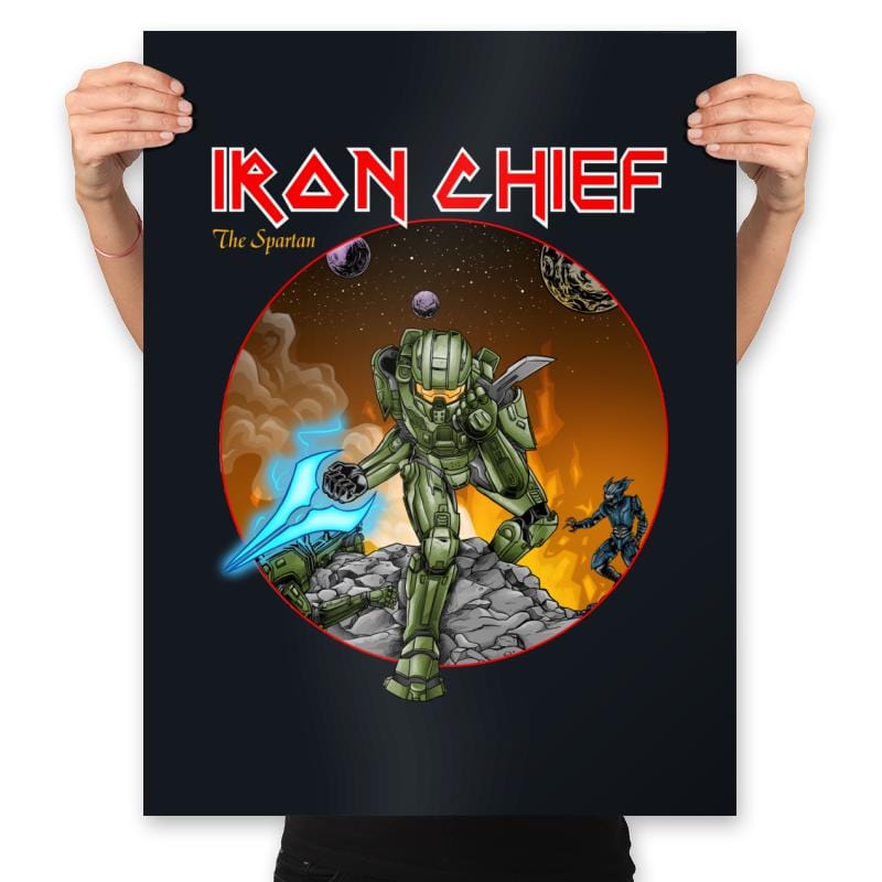 Iron Chief - Prints Posters RIPT Apparel 18x24 / Black