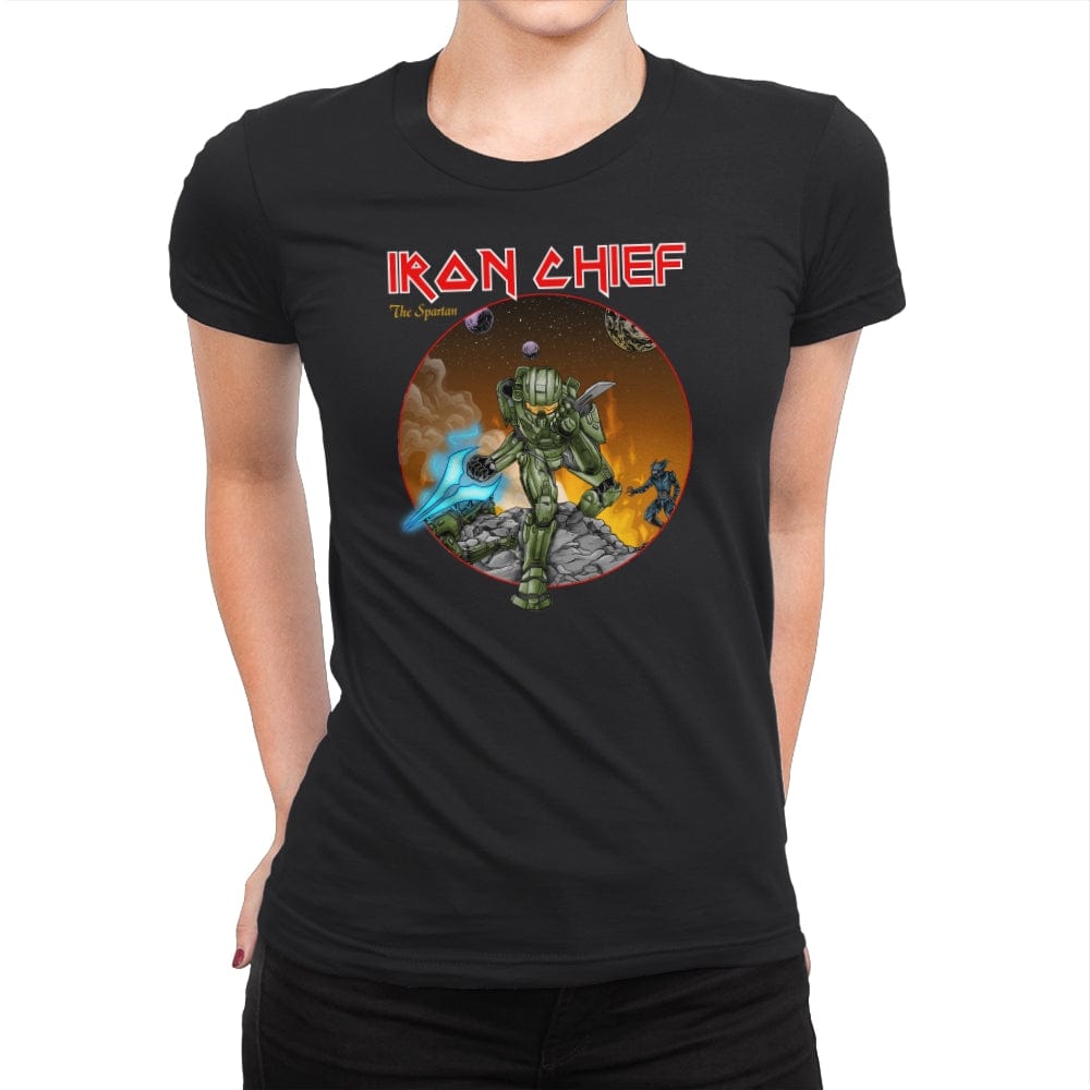 Iron Chief - Womens Premium T-Shirts RIPT Apparel Small / Black