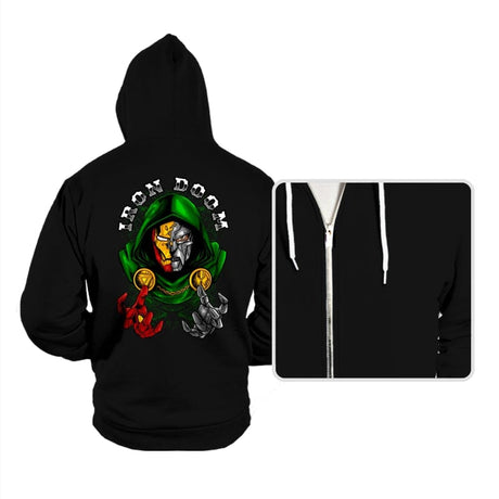 Iron Doom 108 - Hoodies Hoodies RIPT Apparel Small / Black