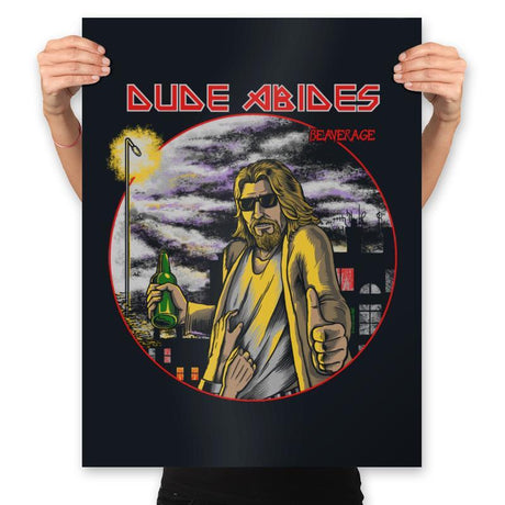 Iron Dude - Prints Posters RIPT Apparel 18x24 / Black