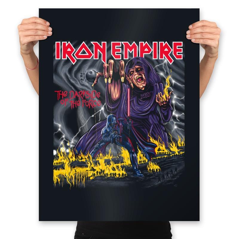 Iron Empire - Best Seller - Prints Posters RIPT Apparel 18x24 / Black