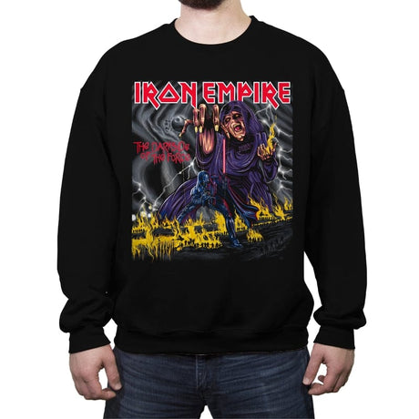 Iron Empire - Crew Neck Sweatshirt Crew Neck Sweatshirt RIPT Apparel Small / Black