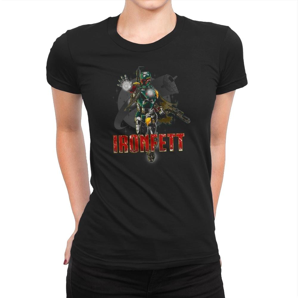 Iron Fett Exclusive - Womens Premium T-Shirts RIPT Apparel Small / Black