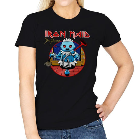 Iron Maid - Womens T-Shirts RIPT Apparel Small / Black