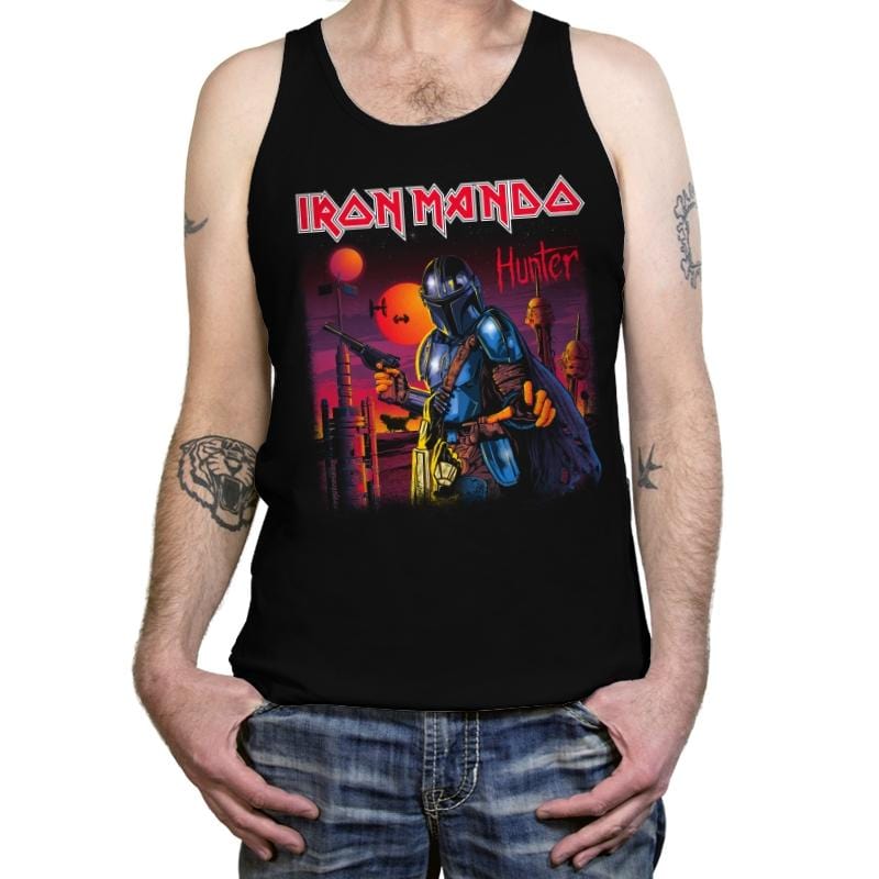 Iron Mando - Best Seller - Tanktop Tanktop RIPT Apparel X-Small / Black