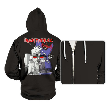 Iron Maniac - Hoodies Hoodies RIPT Apparel Small / Black