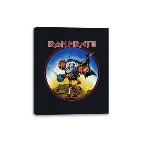 Iron Pirate - Canvas Wraps Canvas Wraps RIPT Apparel 8x10 / Black