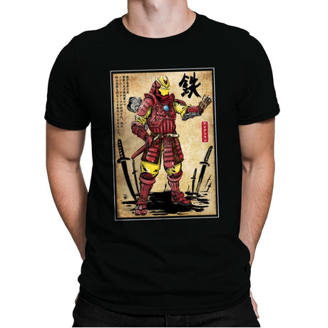 Iron Samurai - Mens Premium T-Shirts RIPT Apparel Small / Black