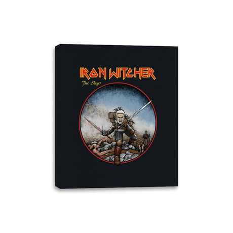 Iron Witcher - Canvas Wraps Canvas Wraps RIPT Apparel 8x10 / Black