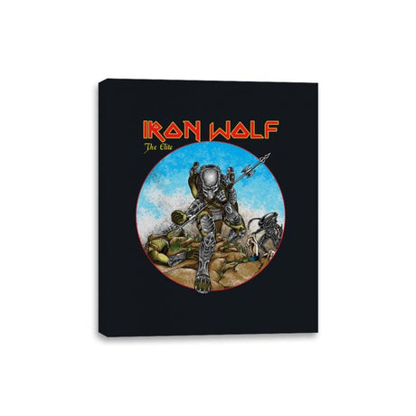 Iron Wolf - Canvas Wraps Canvas Wraps RIPT Apparel 8x10 / Black