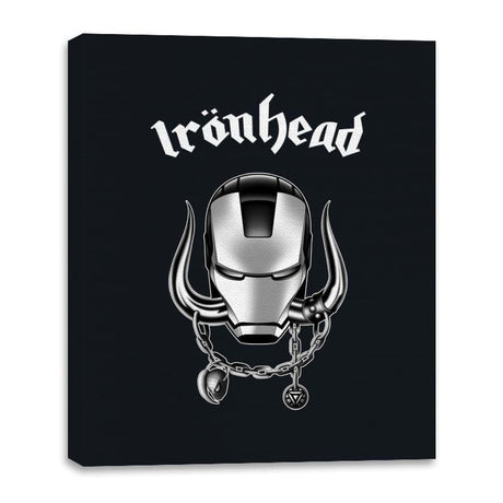 Ironhead - Canvas Wraps Canvas Wraps RIPT Apparel 16x20 / Black