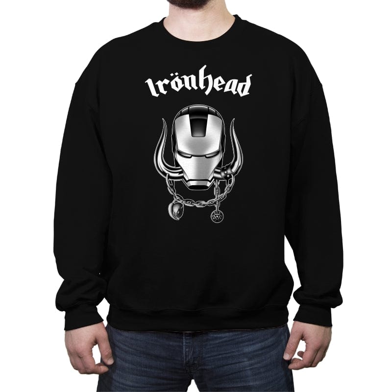 Ironhead - Crew Neck Sweatshirt Crew Neck Sweatshirt RIPT Apparel Small / Black