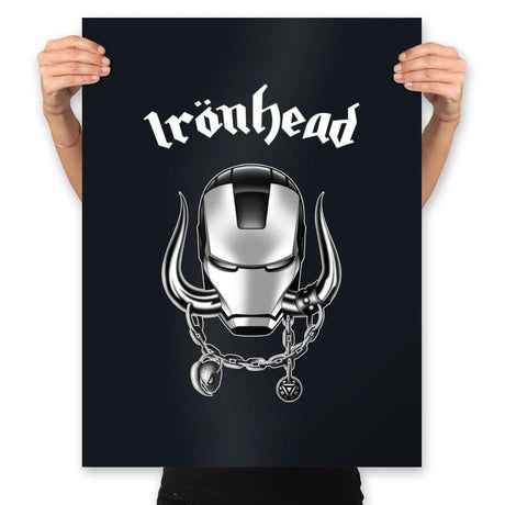 Ironhead - Prints Posters RIPT Apparel 18x24 / Black