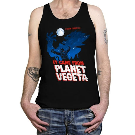 It Came From Planet Vegeta Exclusive - Tanktop Tanktop RIPT Apparel X-Small / Black