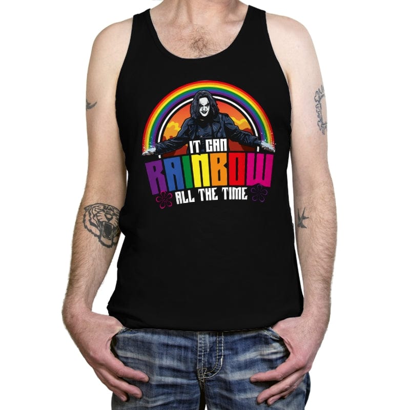 It Can Rainbow All The Time - Tanktop Tanktop RIPT Apparel X-Small / Black