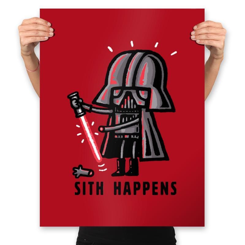 It Happens - Prints Posters RIPT Apparel 18x24 / Red