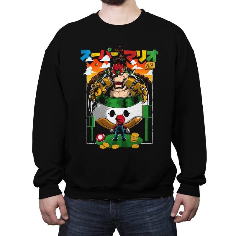 It's a me, Bowser - Crew Neck Sweatshirt Crew Neck Sweatshirt RIPT Apparel Small / Black