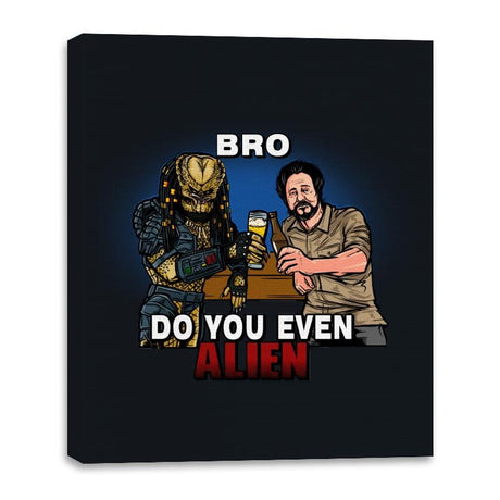 It's Aliens - Canvas Wraps Canvas Wraps RIPT Apparel 16x20 / Black