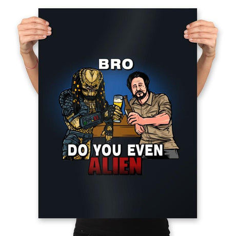 It's Aliens - Prints Posters RIPT Apparel 18x24 / Black