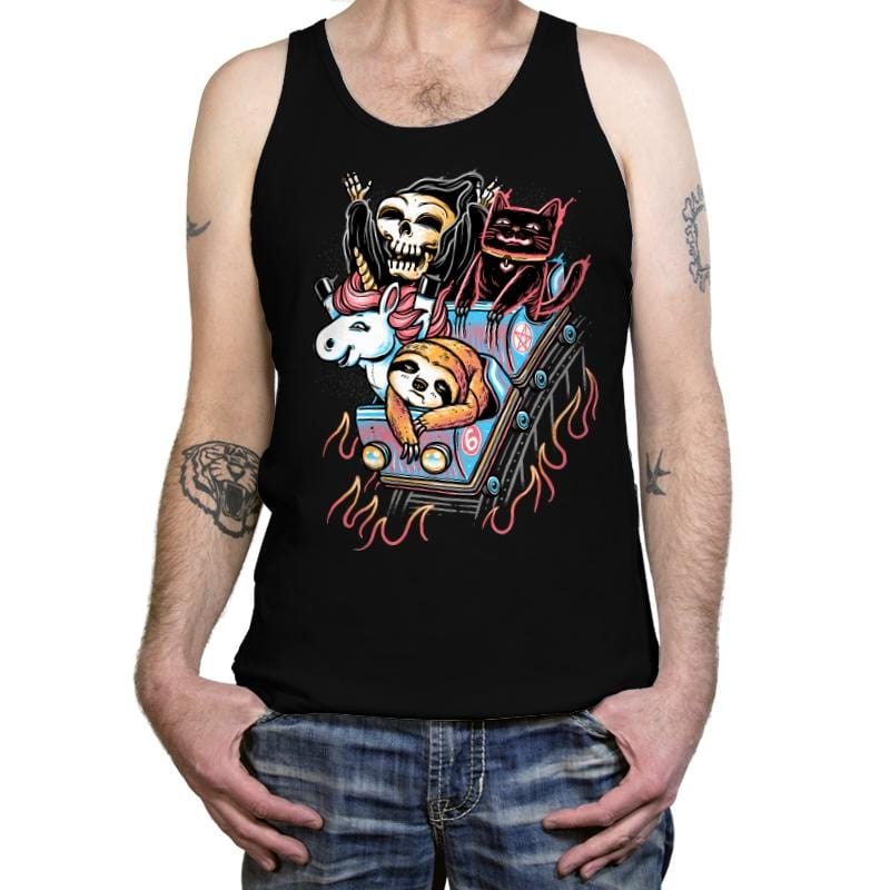 It's All Downhill From Here - Tanktop Tanktop RIPT Apparel X-Small / Black