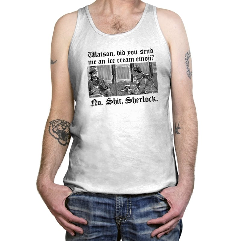 It’s Not Chocolate - Tanktop Tanktop RIPT Apparel X-Small / White