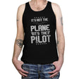 It's Not The Plane - Tanktop Tanktop RIPT Apparel X-Small / Black