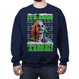 It's Snow Time - Crew Neck Sweatshirt Crew Neck Sweatshirt RIPT Apparel Small / Navy