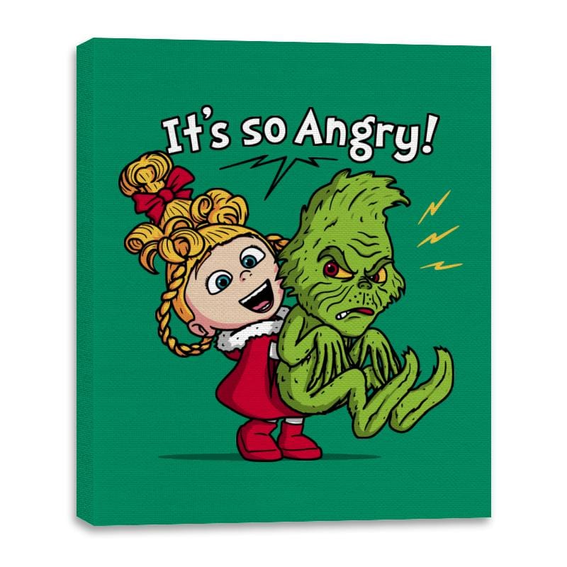 It's So Angry! - Canvas Wraps Canvas Wraps RIPT Apparel 16x20 / Kelly