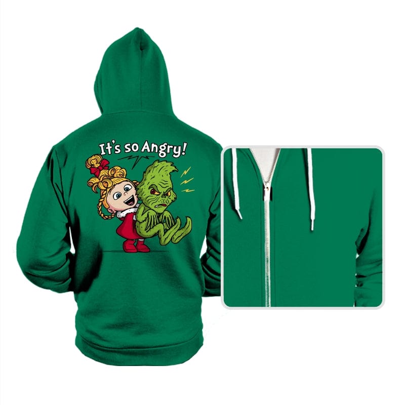 It's So Angry! - Hoodies Hoodies RIPT Apparel Small / Kelly