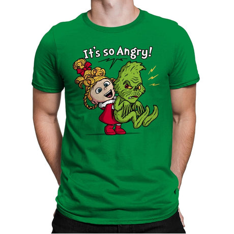 It's So Angry! - Mens Premium T-Shirts RIPT Apparel Small / Kelly