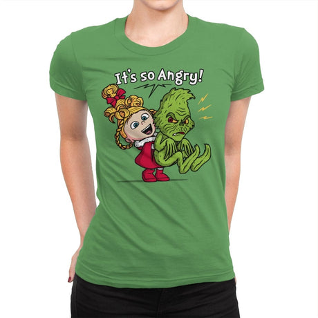 It's So Angry! - Womens Premium T-Shirts RIPT Apparel Small / Kelly