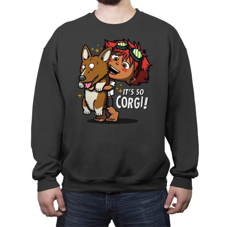 It's so Corgi! - Crew Neck Sweatshirt Crew Neck Sweatshirt RIPT Apparel