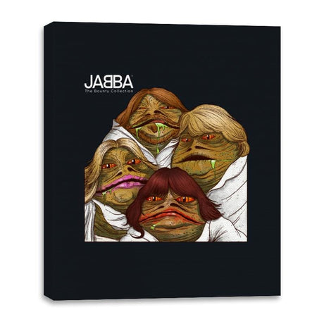 Jabba - Canvas Wraps Canvas Wraps RIPT Apparel 16x20 / Black