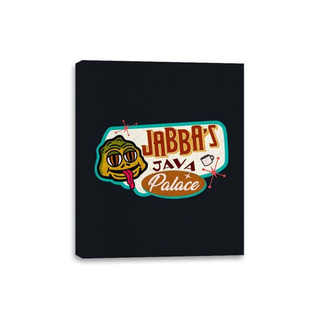 Jabba’s Java Palace - Canvas Wraps Canvas Wraps RIPT Apparel 8x10 / Black