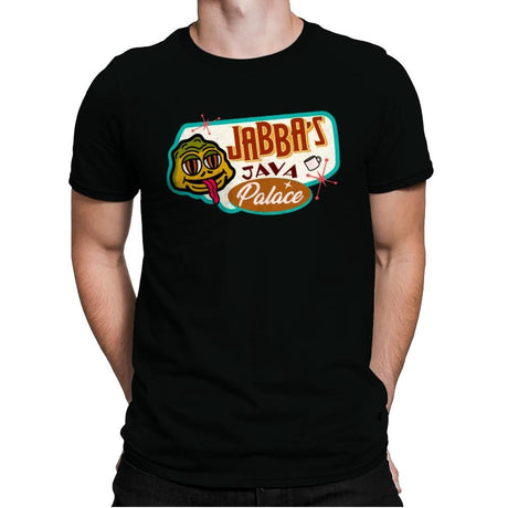 Jabba’s Java Palace - Mens Premium T-Shirts RIPT Apparel Small / Black