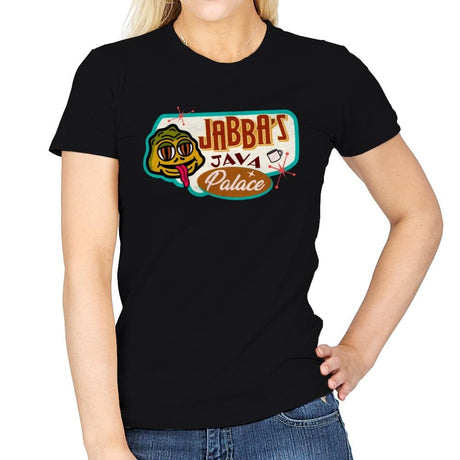 Jabba’s Java Palace - Womens T-Shirts RIPT Apparel Small / Black