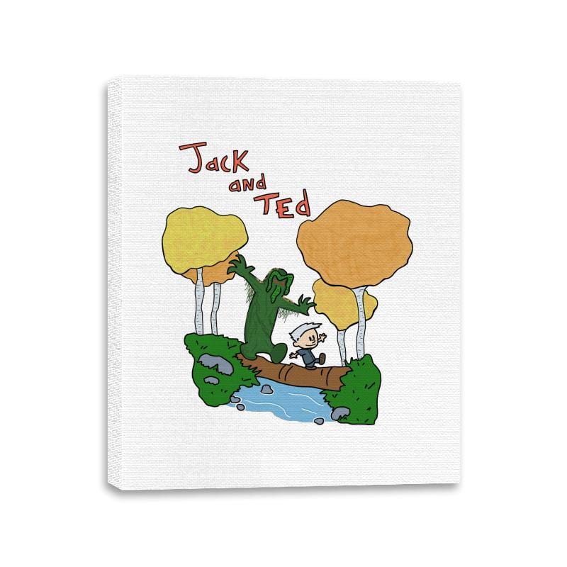 Jack and Ted - Canvas Wraps Canvas Wraps RIPT Apparel 11x14 / White