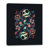 Jack of Skeletons - Canvas Wraps Canvas Wraps RIPT Apparel 16x20 / Black